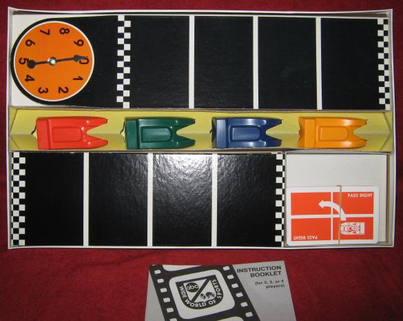 milton bradley wide world of sports auto racing game parts