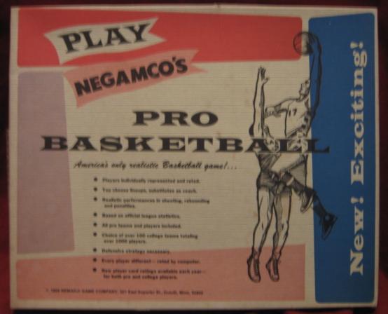 negamco basketball game box 1982-83