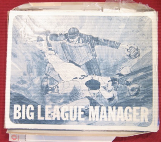 negamco big league manager baseball game box 1964