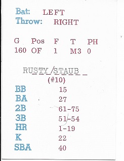 negamco big league manager baseball game card 1970