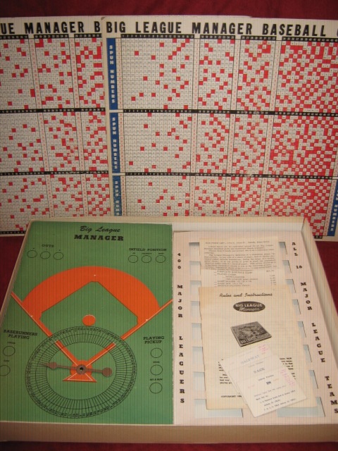 negamco big league manager baseball game parts 1964