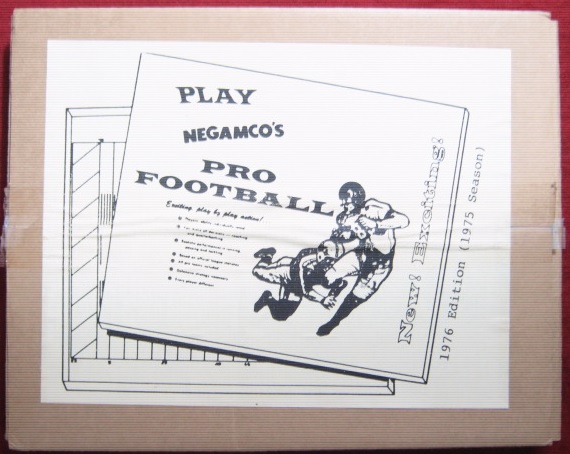 negamco football game box 1975