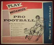 NEGAMCO FOOTBALL Board Games / BIG LEAGUE MANAGER FOOTBALL Board Games