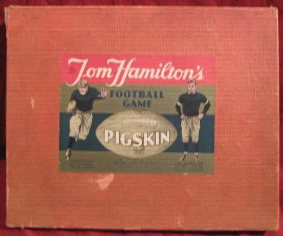 parker brothers tom hamilton's pigskin football game box