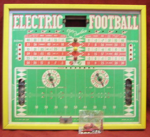 jim prentice electric football game parts 1950