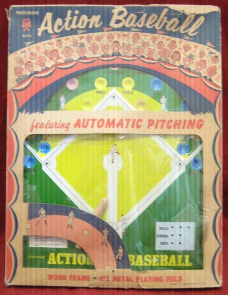 pressman action baseball game box 195? Edition