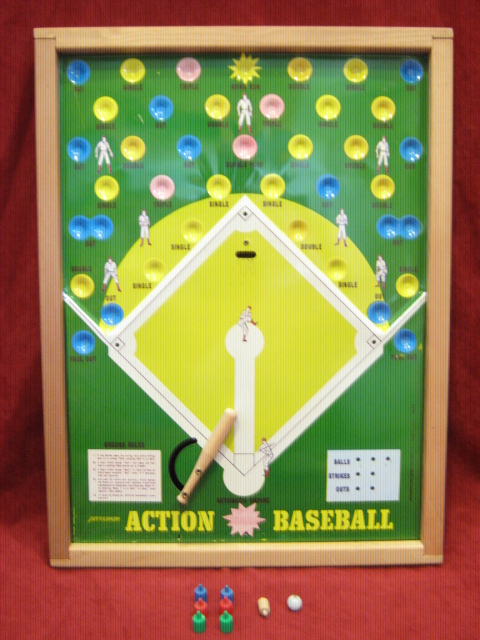 pressman action baseball game parts 195? Edition