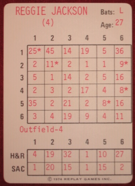replay baseball game card 1973