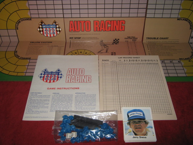 usac auto racing game parts 1984