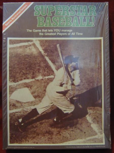 sports illustrated superstar baseball game box 1978