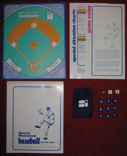 sports illustrated baseball game parts 1970
