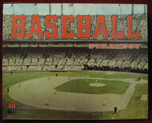 Avalon Hill Baseball Strategy Game Box 1966