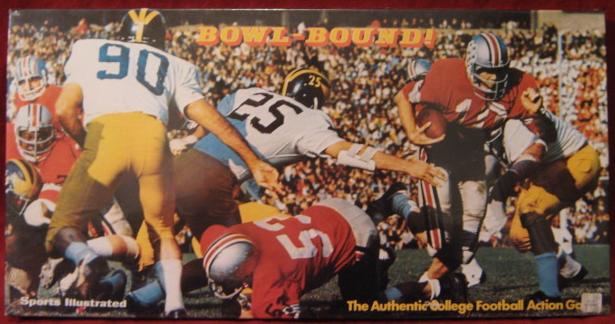 sports illustrated bowl bound college football game box 1973