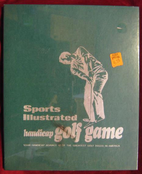 sports illustrated HANDICAP GOLF game box 1970