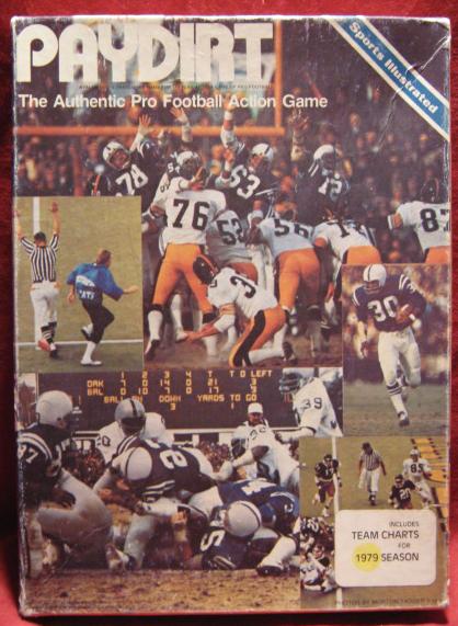 sports illustrated paydirt football game box 1979