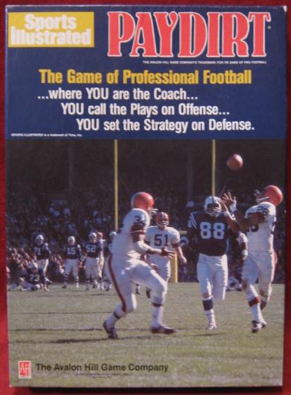 sports illustrated paydirt football game box 1993