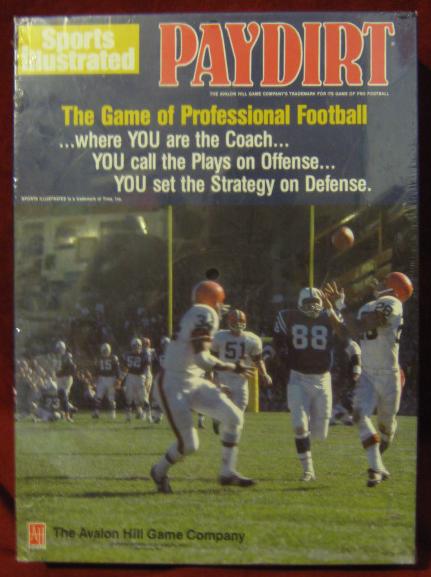sports illustrated paydirt football game box 1990