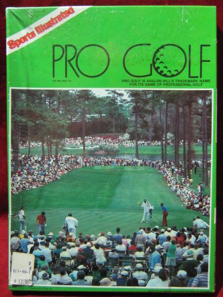 sports illustrated PRO GOLF game box 1982