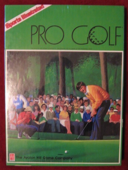 sports illustrated PRO GOLF game box 1984