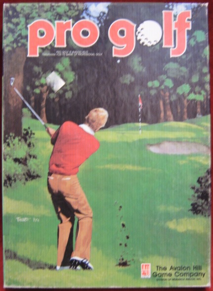 sports illustrated PRO GOLF game box 1988