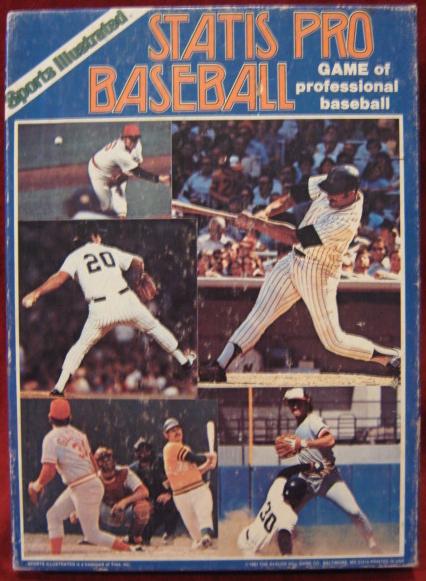 statis pro baseball game box 1982