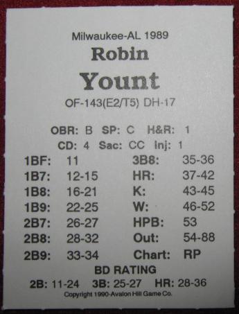 statis pro baseball cards 1989