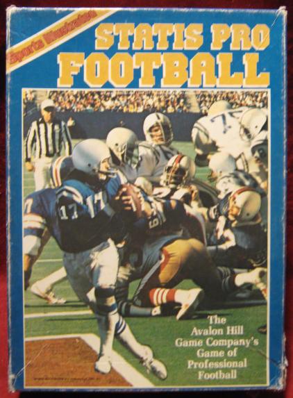 statis pro football game box 1985