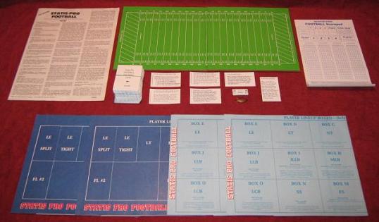 statis pro football game parts 1984