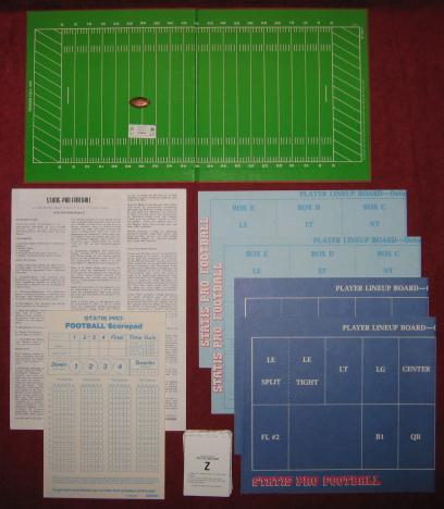 statis pro football game parts 1990