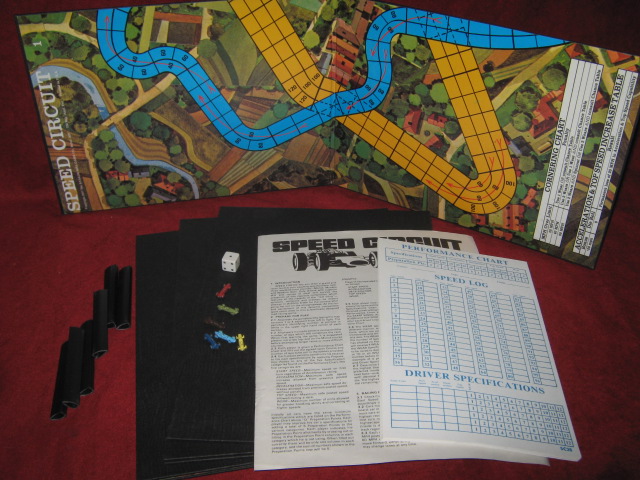Avalon Hill Speed Circuit Game Parts 1977