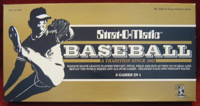 strat-o-matic baseball game box 2001
