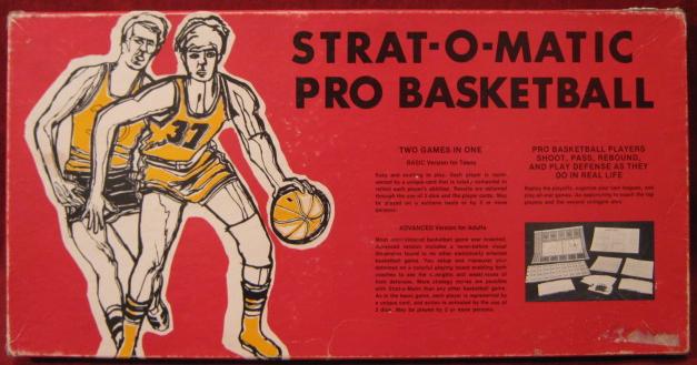 strat-o-matic basketball game box 1975-76