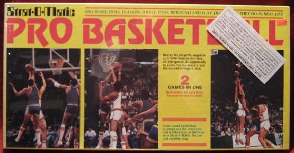 strat-o-matic basketball game box 1993-94