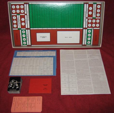 strat-o-matic COLLEGE FOOTBALL game parts 1976