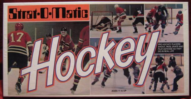 strat-o-matic hockey game box 1989-90