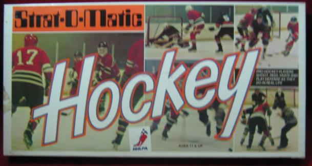 strat-o-matic hockey game box 1993-94