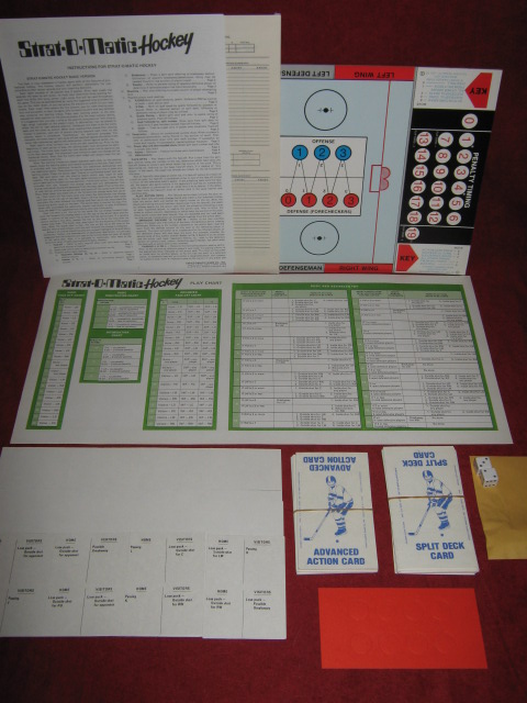strat-o-matic hockey game parts 1983-84