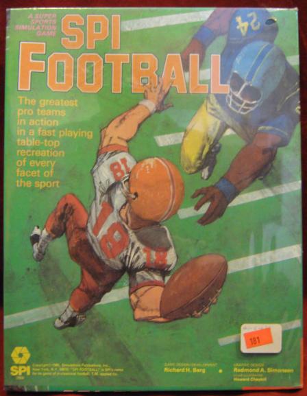 SPI FOOTBALL game box 1980