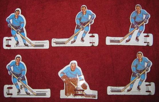 eagle tin with plastic stick table hockey team PITTSBURGH PENGUINS