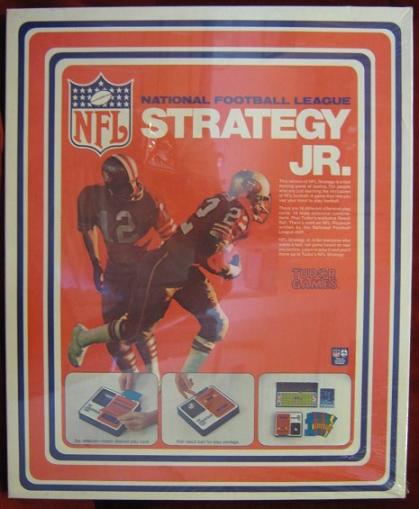 tudor nfl strategy jr football game box 1974