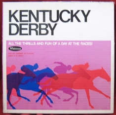 whitman kentucky derby horse racing game 1969