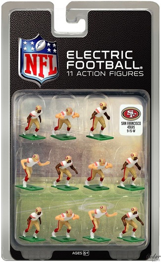 Tudor Electric Football Team
SAN FRANCISCO 49ERS
White Jersey CURRENT