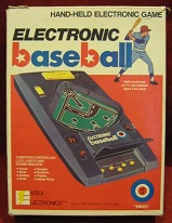entex baseball 1 handheld electronic games