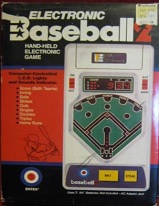entex baseball 2 handheld electronic game loose