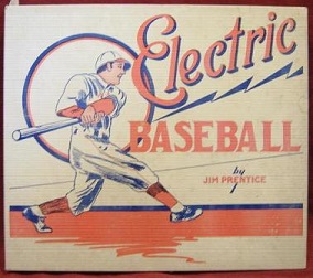 jim prentice electric baseball board game