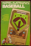 mattel baseball handheld electronic game